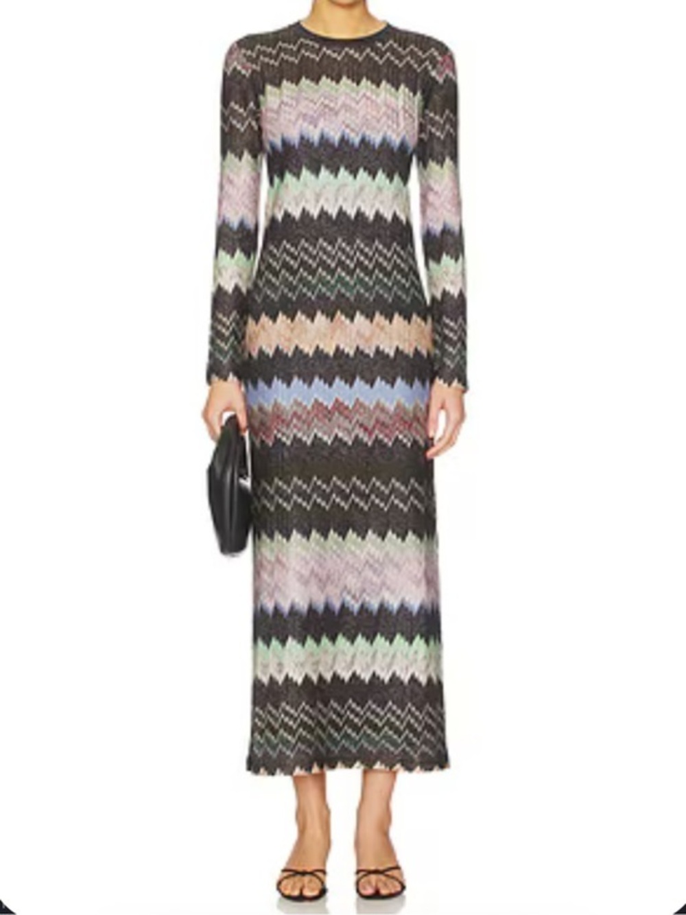 Ronny Kobo Shakira chevron dress